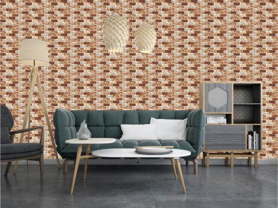 New Brown Adhesive Tile Stickers
