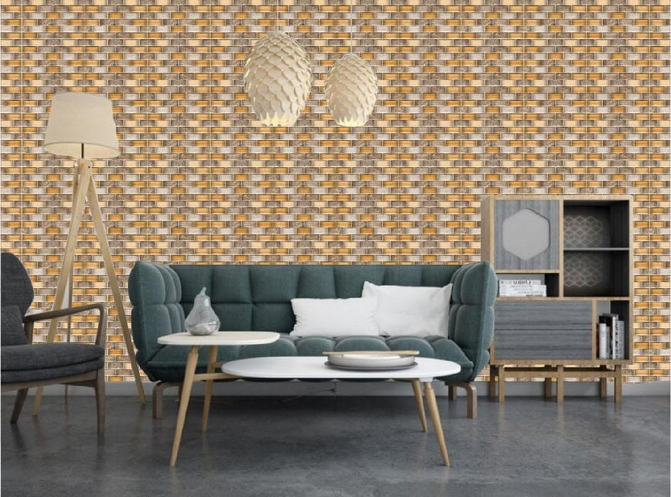 New Brown Mosaic Tile Stickers