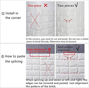 3D Wall Brick Sheets | Self-Adhesive Foam Wallpaper for Living Room & Bedroom