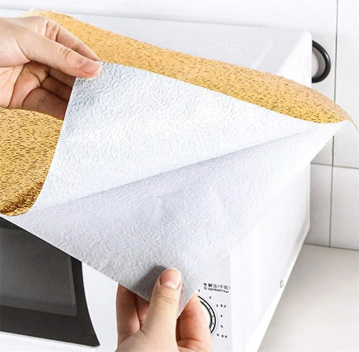 Golden Marble Roll Sheet (60 x 200cm) – Self-Adhesive Contact Paper for Modern & Luxurious Decor