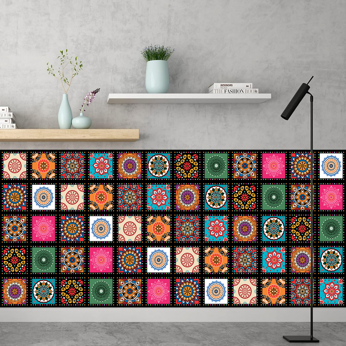 Colourful Tile Stickers for Home Decor